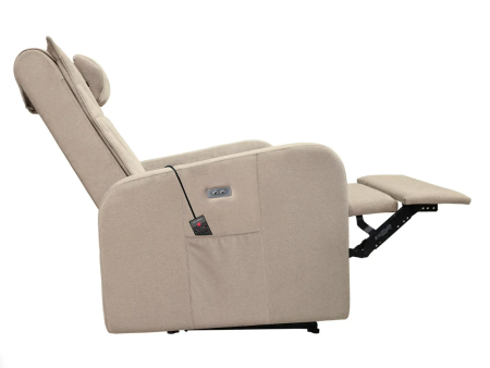Массажное кресло реклайнер с электроприводом FUJIMO E-COMFORT CHAIR F3005 FEF Ваниль (Sakura 4)