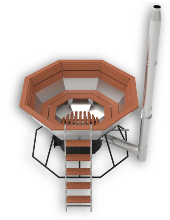 Спачан банный чан нержавеющая сталь 1800мм